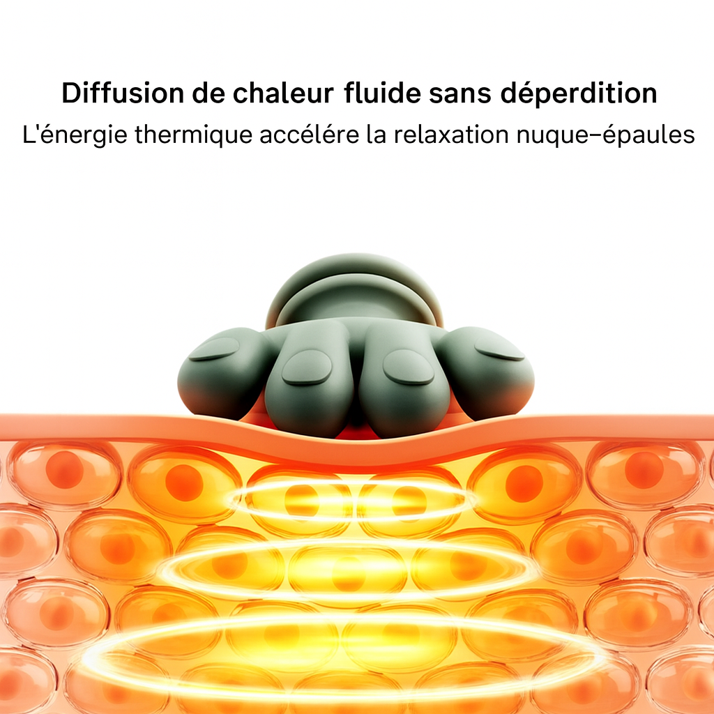 Masseur cervical & épaules chauffant – SiaaSoo®